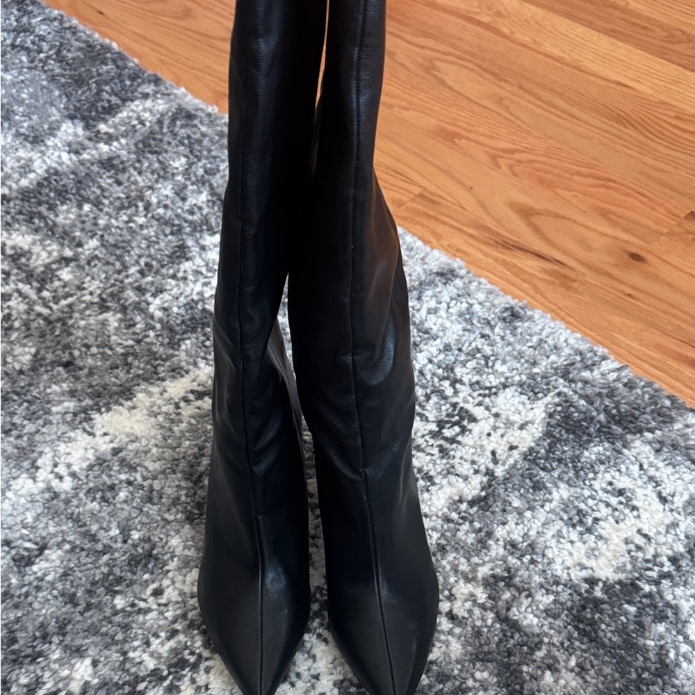 Chinese Laundry Black Heeled Boots